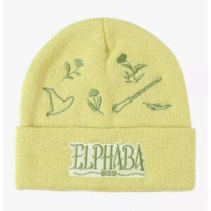 Wicked Elphaba Icons Embroidered Beanie —NWT